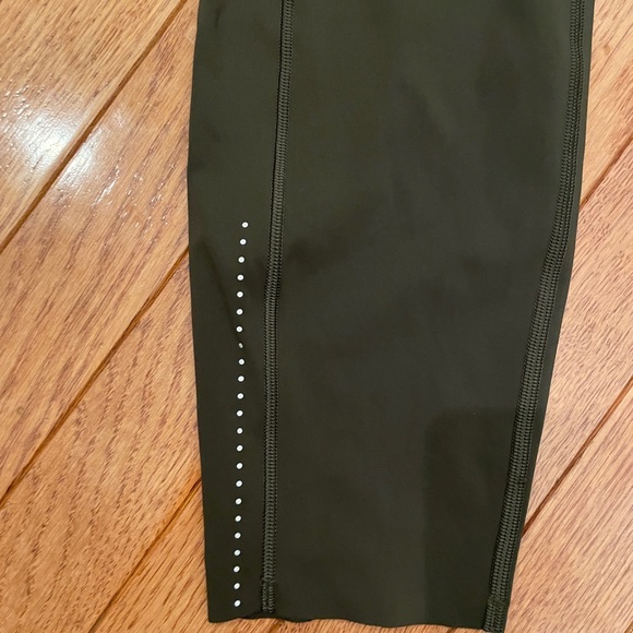 lululemon athletica Pants - Lululemon fast and free sz 12 green leggings